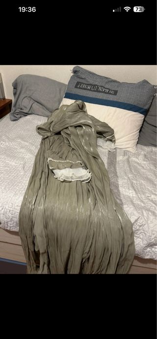 Camisón verde mujer talla única