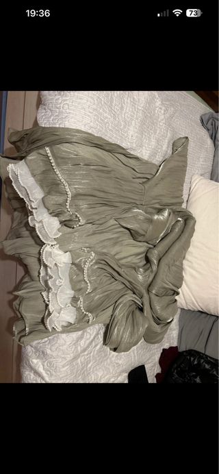 Camisón verde mujer talla única