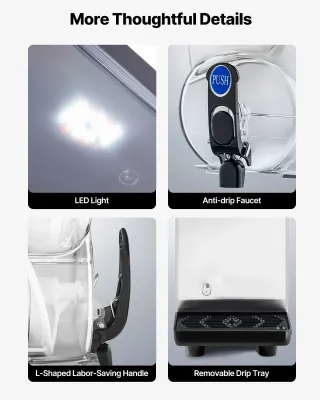 Macchina Bevande Ghiacciate Commerciale Acciaio