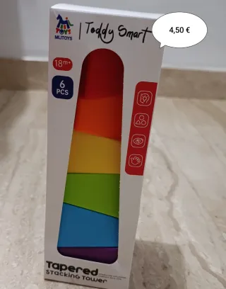 Juguete apilable arcoíris 18m+