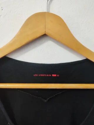 Camiseta manga larga negra Levi's mujer Talla M