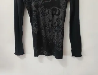 Camiseta manga larga negra Levi's mujer Talla M