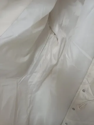 Anorak beige acolchado Pieces ajustable