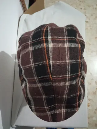 Gorra cuadros estilo newboy vintage