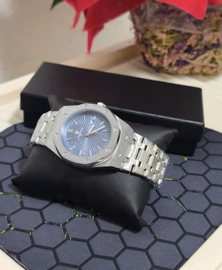 Reloj paazomu Hombre Azul/Plata
