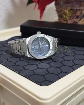Reloj paazomu Hombre Azul/Plata