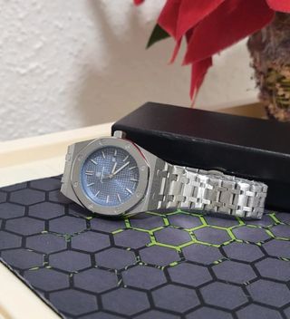 Reloj paazomu Hombre Azul/Plata