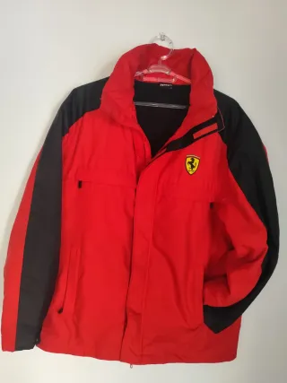 Cazadora Ferrari de Hombre. Invierno Negra y Roja.