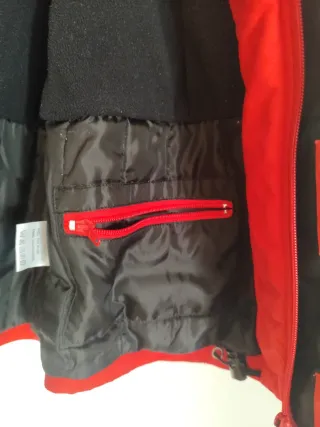 Cazadora Ferrari de Hombre. Invierno Negra y Roja.