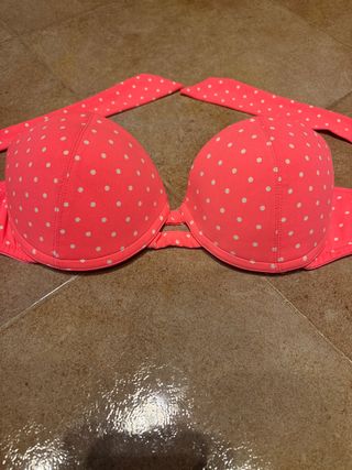 Top Bikini Lunares Rosa 3A