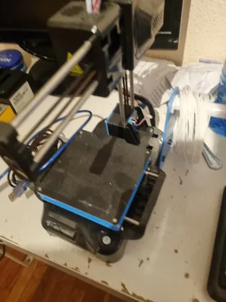 Stampante 3D Nero e Blu