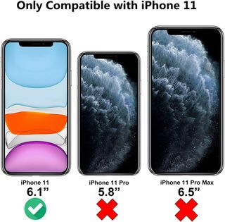 MEIVS Custodia compatibile con iPhone 11, regolabile con cordino