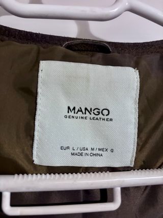 Cazadora Mango ante marrón