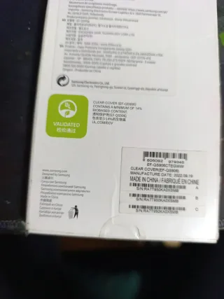 Custodia ufficiale Samsung Galaxy S22+ Trasparente