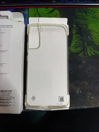 Custodia ufficiale Samsung Galaxy S22+ Trasparente