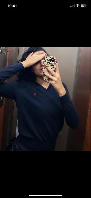 Jersey Ralph Lauren Azul Talla S