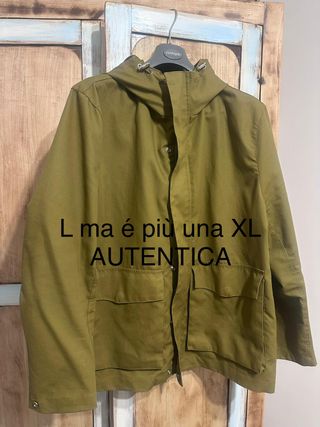 Parka uomo verde taglia XL