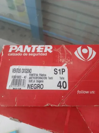 Zapatos de seguridad negros