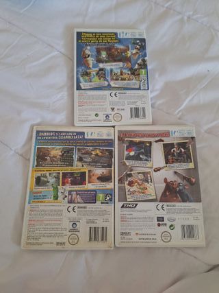 Juegos Wii Rabbids y Ratatouille