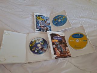 Juegos Wii Rabbids y Ratatouille