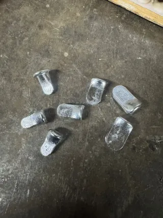 2 moldes de plomo para pesca