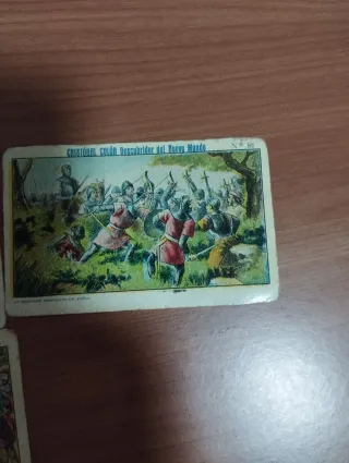 Colección Cromos Antiguos Cristóbal Colón