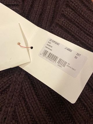 Gilet Jil Sander bordeaux, Nuovo, over