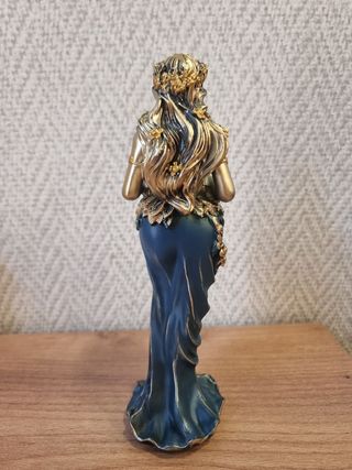 Figura Madre Terra (Gaia) 23 cm - Blu e Dorato