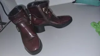 Botines con hebillas