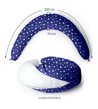 Cojín Embarazo y Lactancia Estrellas