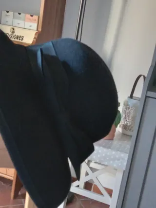 Sombrero vintage negro con lazo