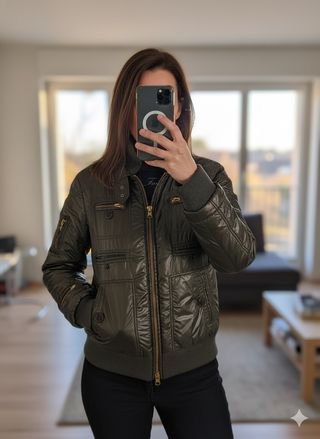 Giubbotto Bomber Fay Donna Verde Oliva XL