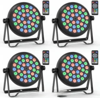 10 Luzes LED Par DMX512