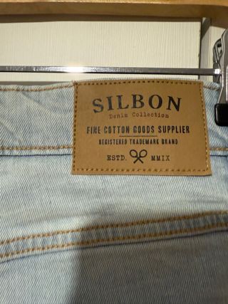 Vaqueros Silbon Talla 42 Azul Claro