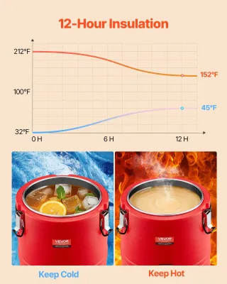 Distributore di Bevande Isolato da 30 L Rubinetto