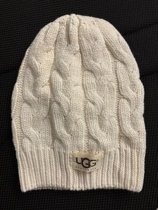 Conjunto UGG Gorro y Bufanda Blanco