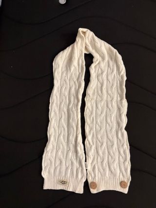 Conjunto UGG Gorro y Bufanda Blanco