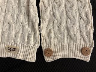 Conjunto UGG Gorro y Bufanda Blanco