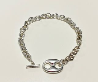 Pulsera Agatha eslabones plata