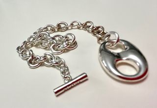 Pulsera Agatha eslabones plata