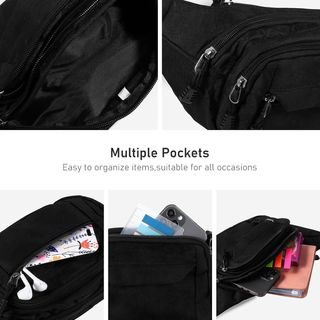 Vinabo Riñonera Hombre Mujer, Riñonera de Ciudad,