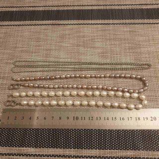 Collar perlas rosas y blancas