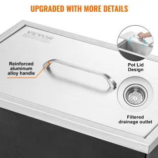 Vaschetta Ghiaccio da Incasso Capienza max. 30 L