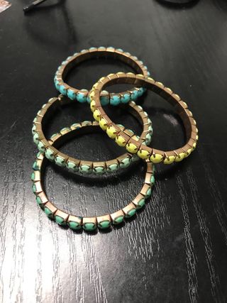 Pulseras de colores