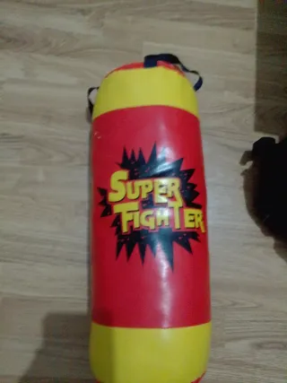 Saco de boxeo Super Fighter y mochila