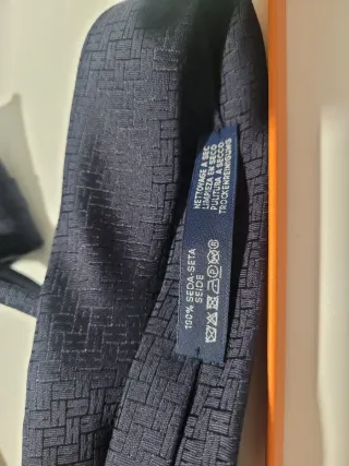Corbata Hermes Azul