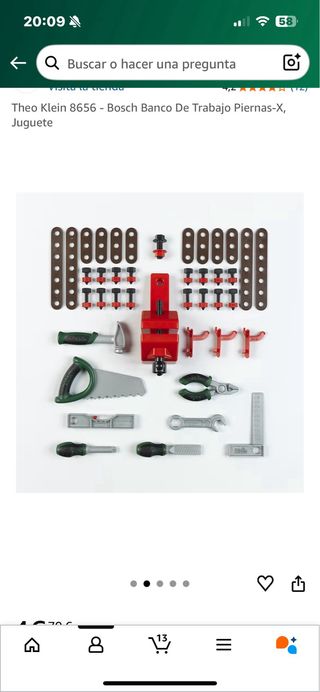 Banco de herramientas Bosch para niños