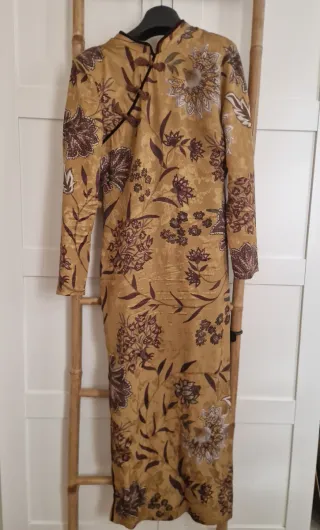 Vestido largo estampado floral