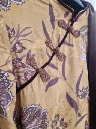 Vestido largo estampado floral