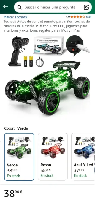 Coche RC Radio Control TecNock Dictator Champion